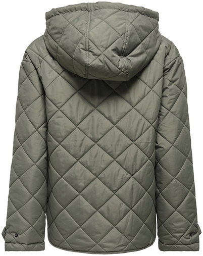 Only - ONLJuliet Quilted Hood Jakke - Smokey Olive